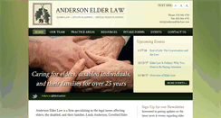 Desktop Screenshot of andersonelderlaw.com